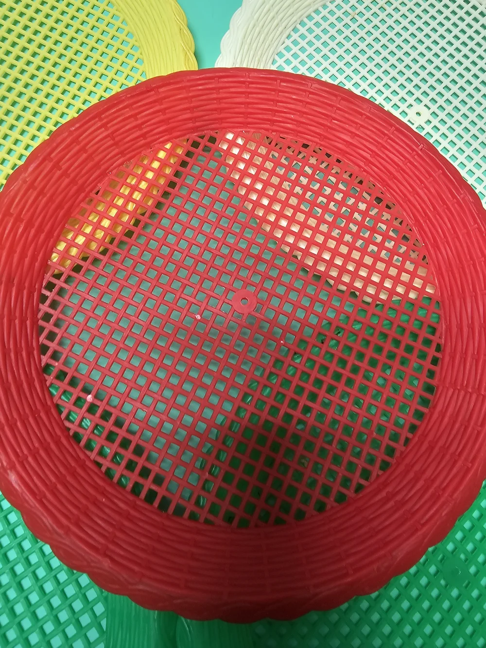 Vintage Plastic Picnic Plate Holders